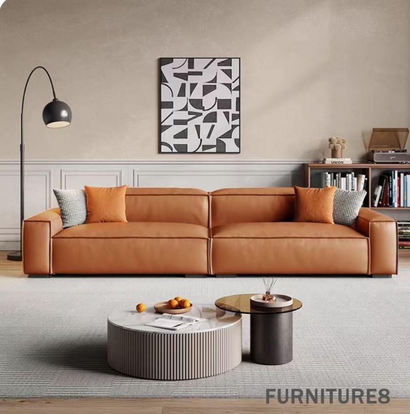 F-14 Tofu Block Sofa Italian Minimalist Technology Fabric