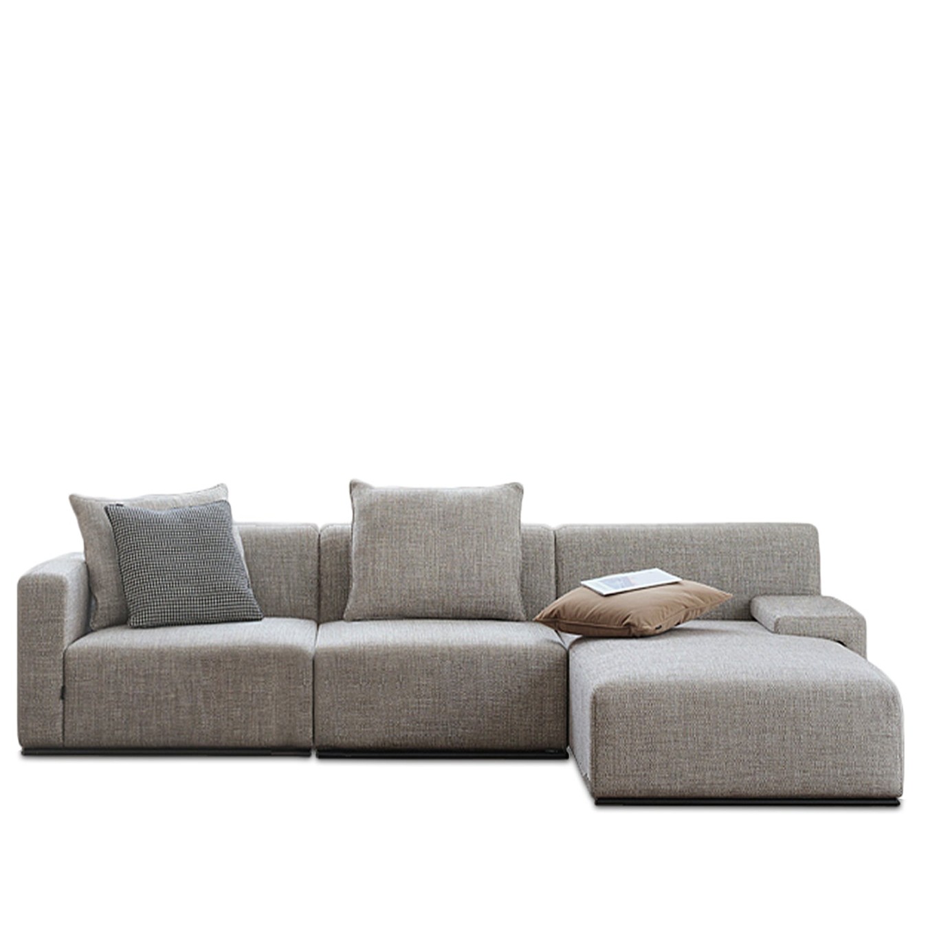 Minimalist Fabric L Shape Sectional Sofa NEMO +L