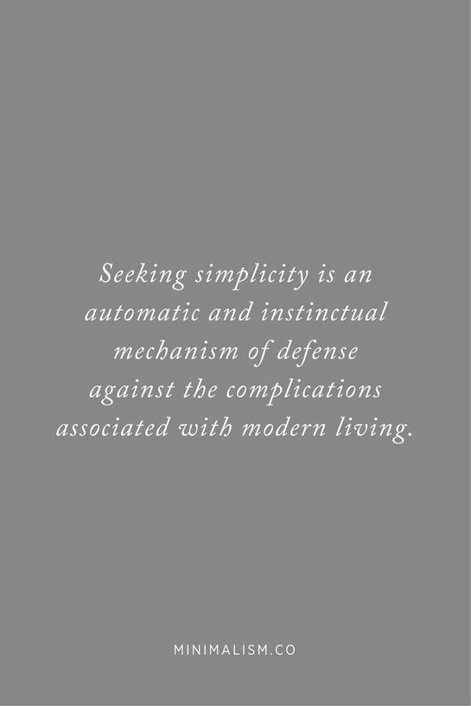 Minimalist inspirational quote » Take the Minimalism Challenge at