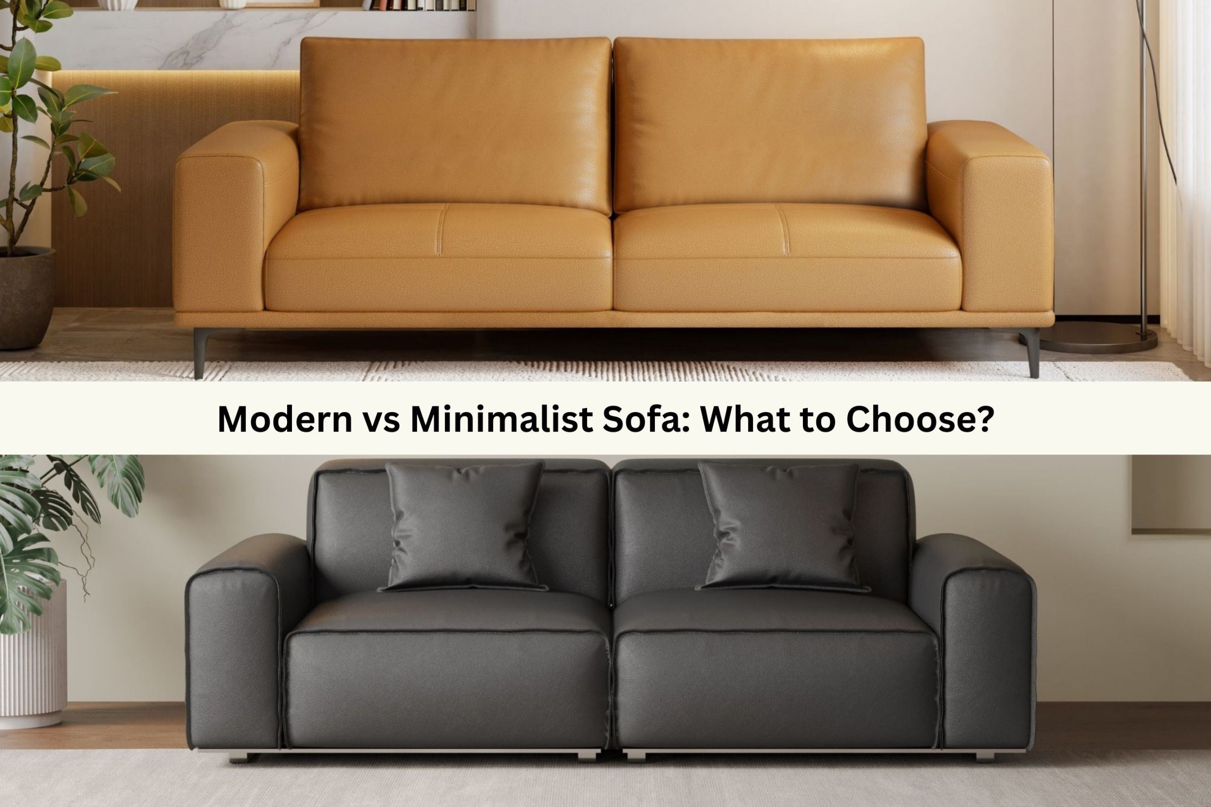 Modern vs Minimalist Sofa: What to Choose?