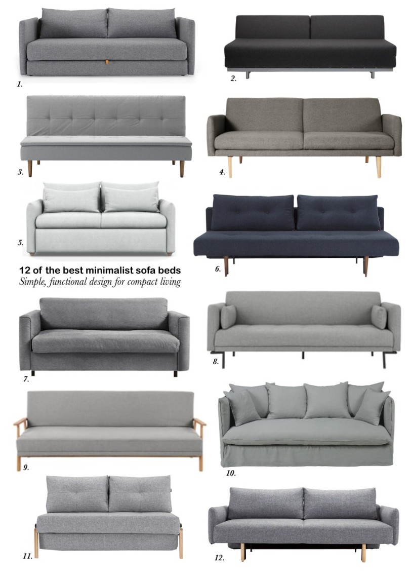 of the best minimalist sofa beds for small spaces