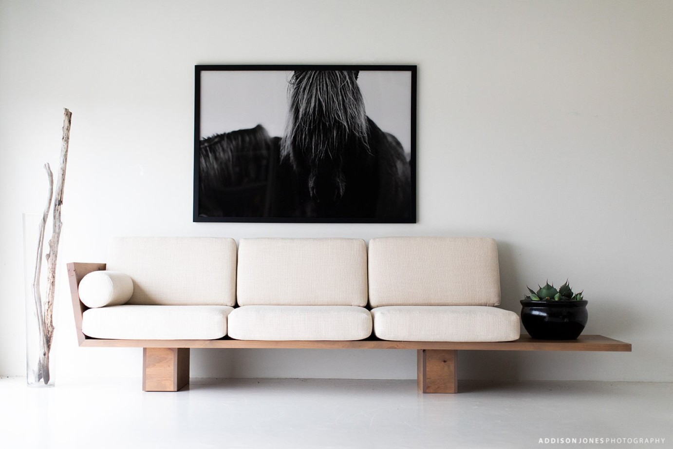 Suelo Modern Wood Sofa - Etsy Singapore